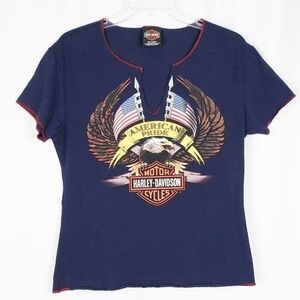 HARLEY DAVIDSON eagle graphic tee vintage